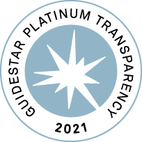 Guidestar 2021 Platinum Seal (copyright 2021 Candid)