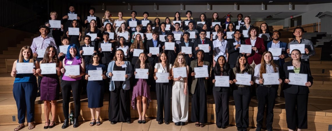 KEYS 2024 interns pose with their certificates (Courtesy of KEYS)