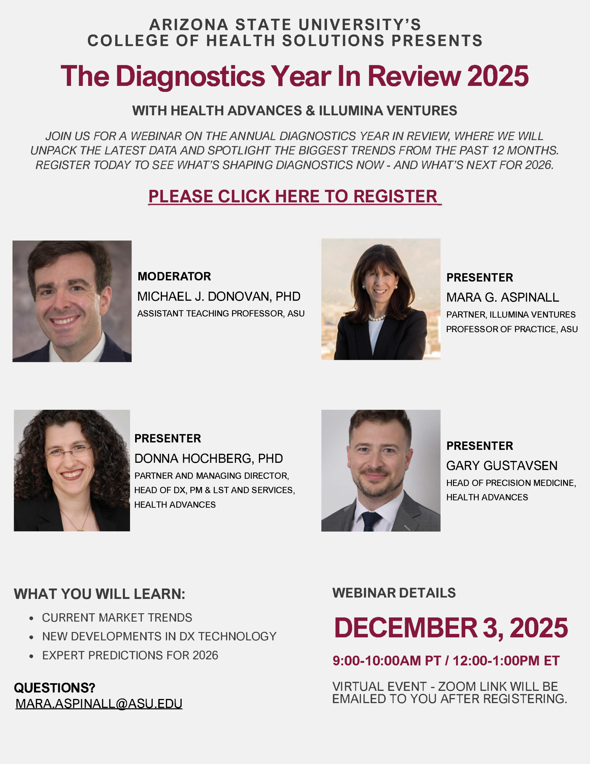 Diagnostics Year in Review Invitation - Dec 3 2025