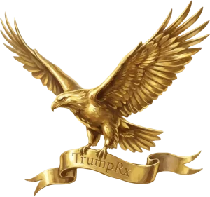 TrumpRx Gold Eagle icon (Image Credit: National Design Studio)